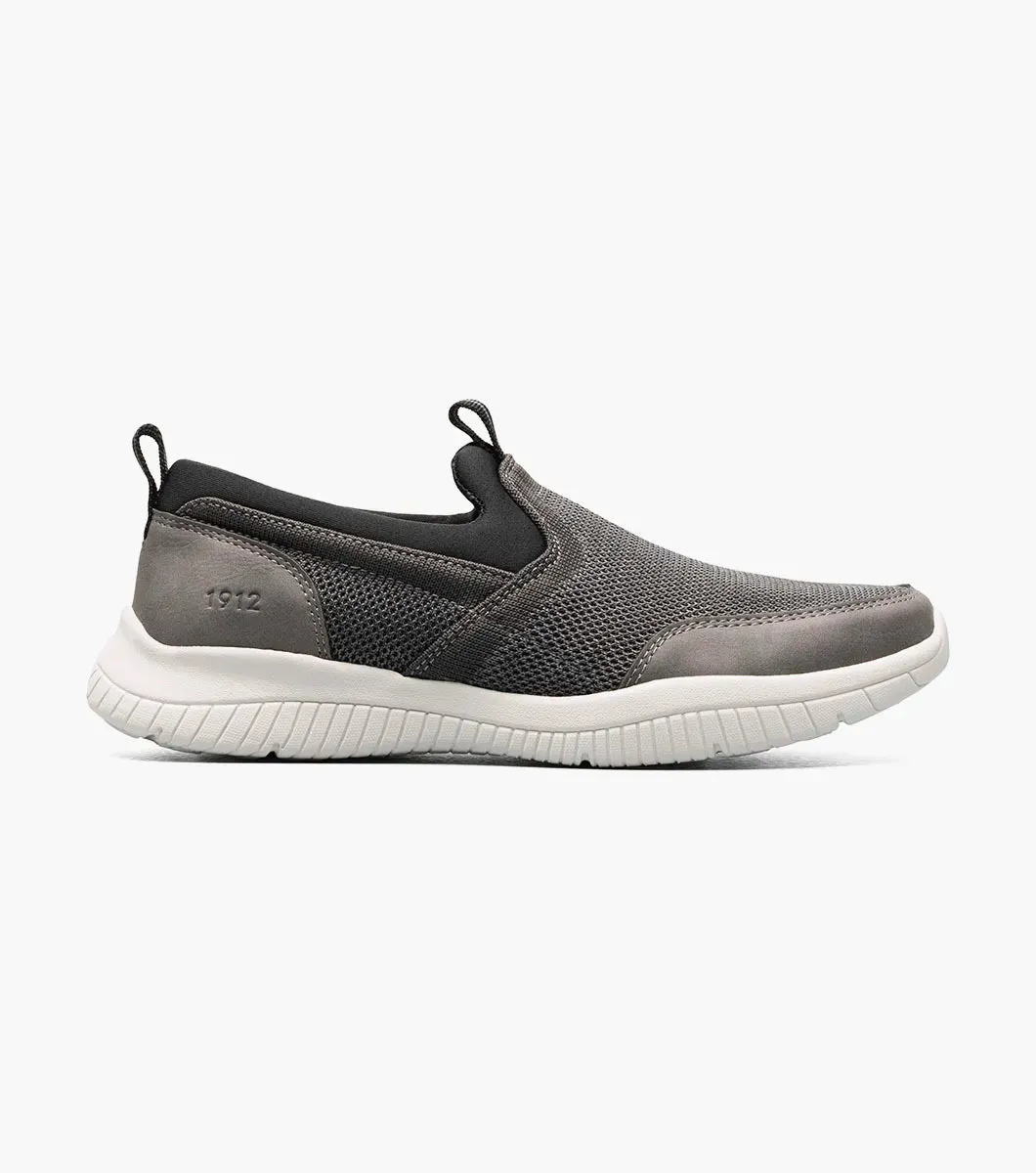 Kore City Pass Knit Moc Toe Slip On::Gray/Multi