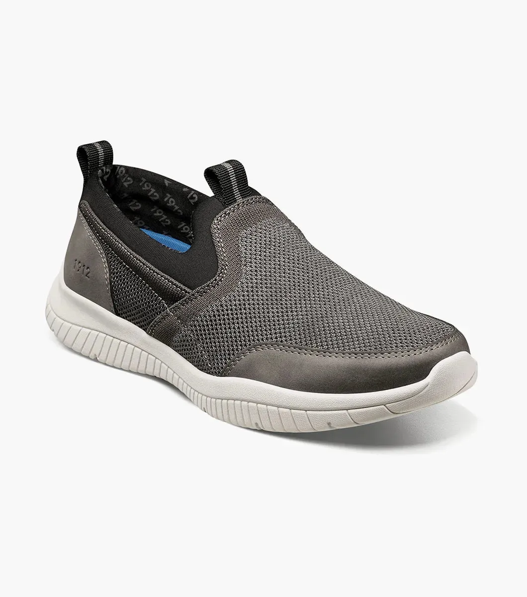 Kore City Pass Knit Moc Toe Slip On::Gray/Multi