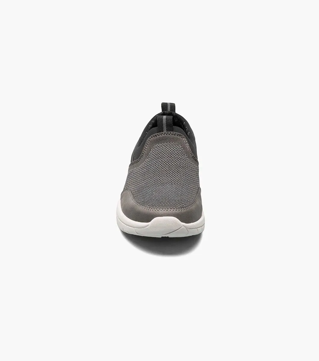 Kore City Pass Knit Moc Toe Slip On::Gray/Multi