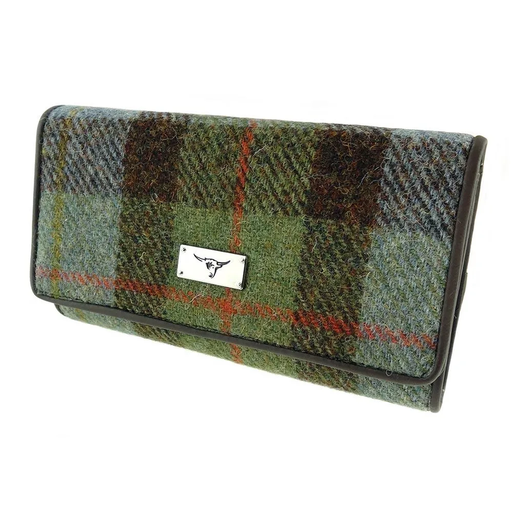 Large Purse 'Tiree' with Harris Tweed