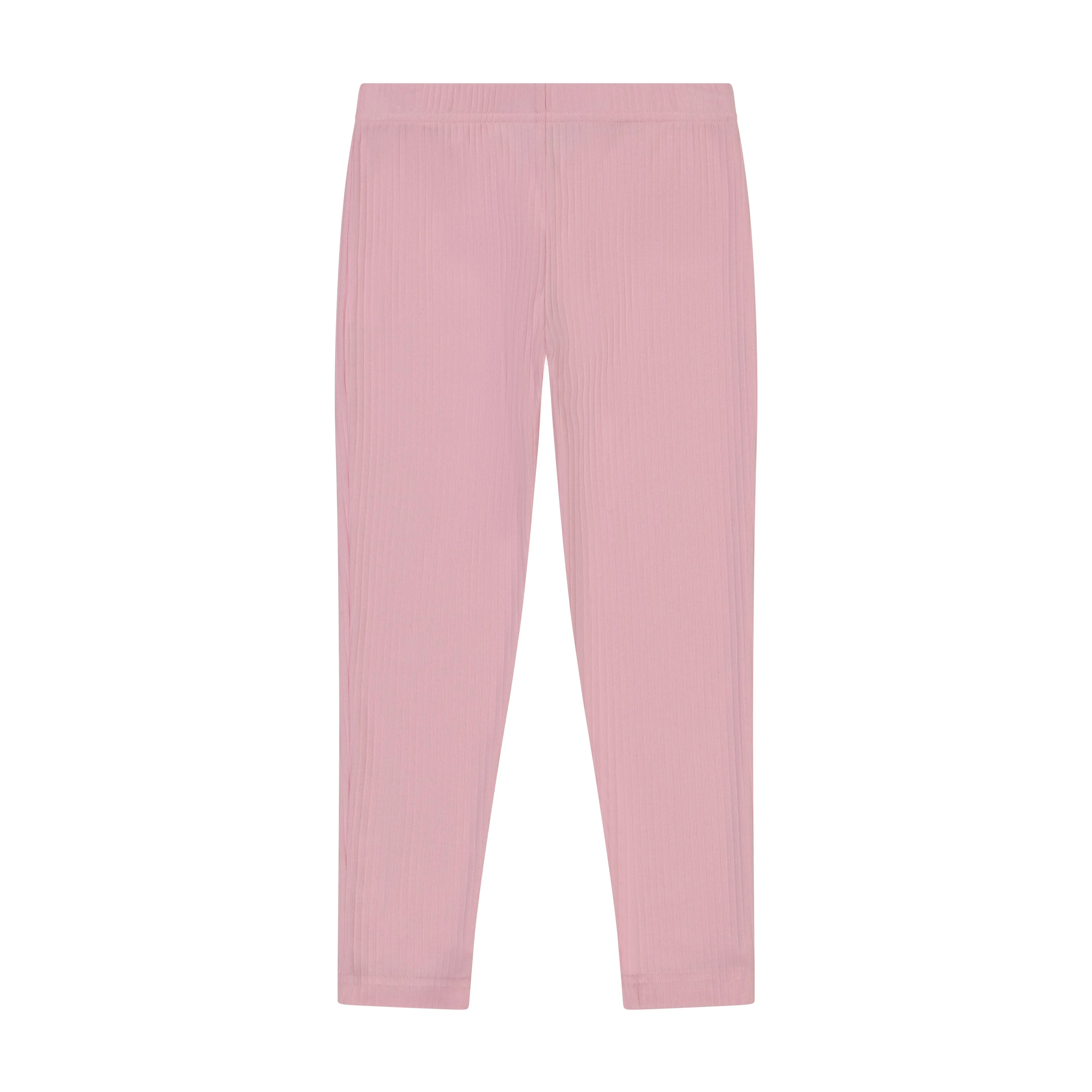 Leggings Light Pink Ribbed Knit