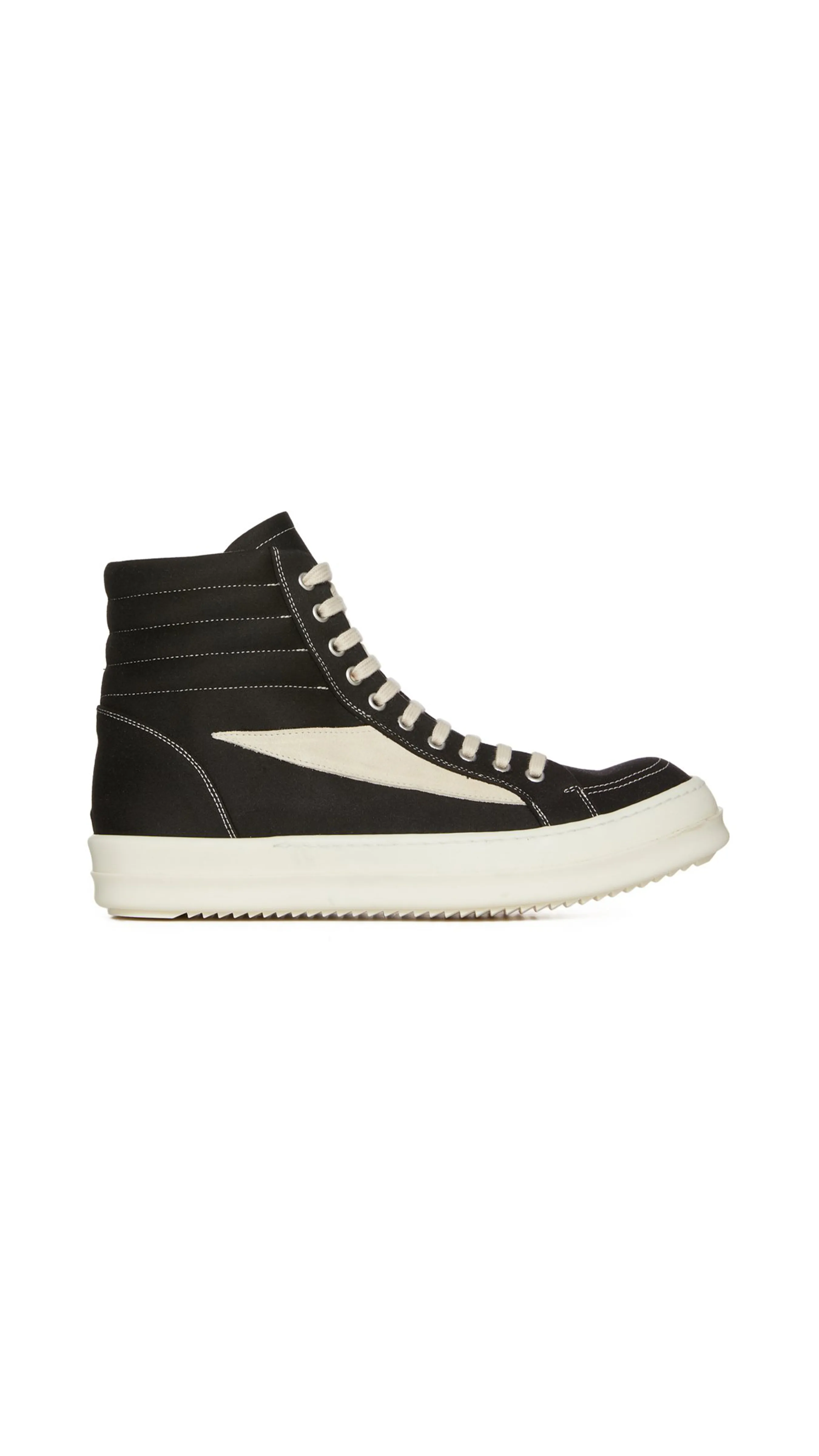 Lido High-Top Vintage Sneakers - Black/Milk