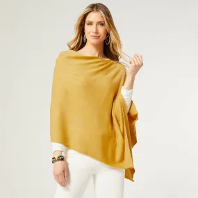 Lightweight Poncho - Fall: Mustard