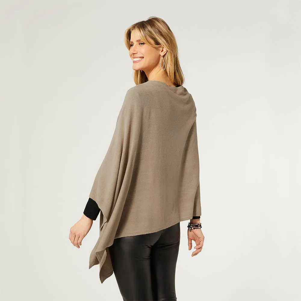 Lightweight Poncho - Fall: Mustard