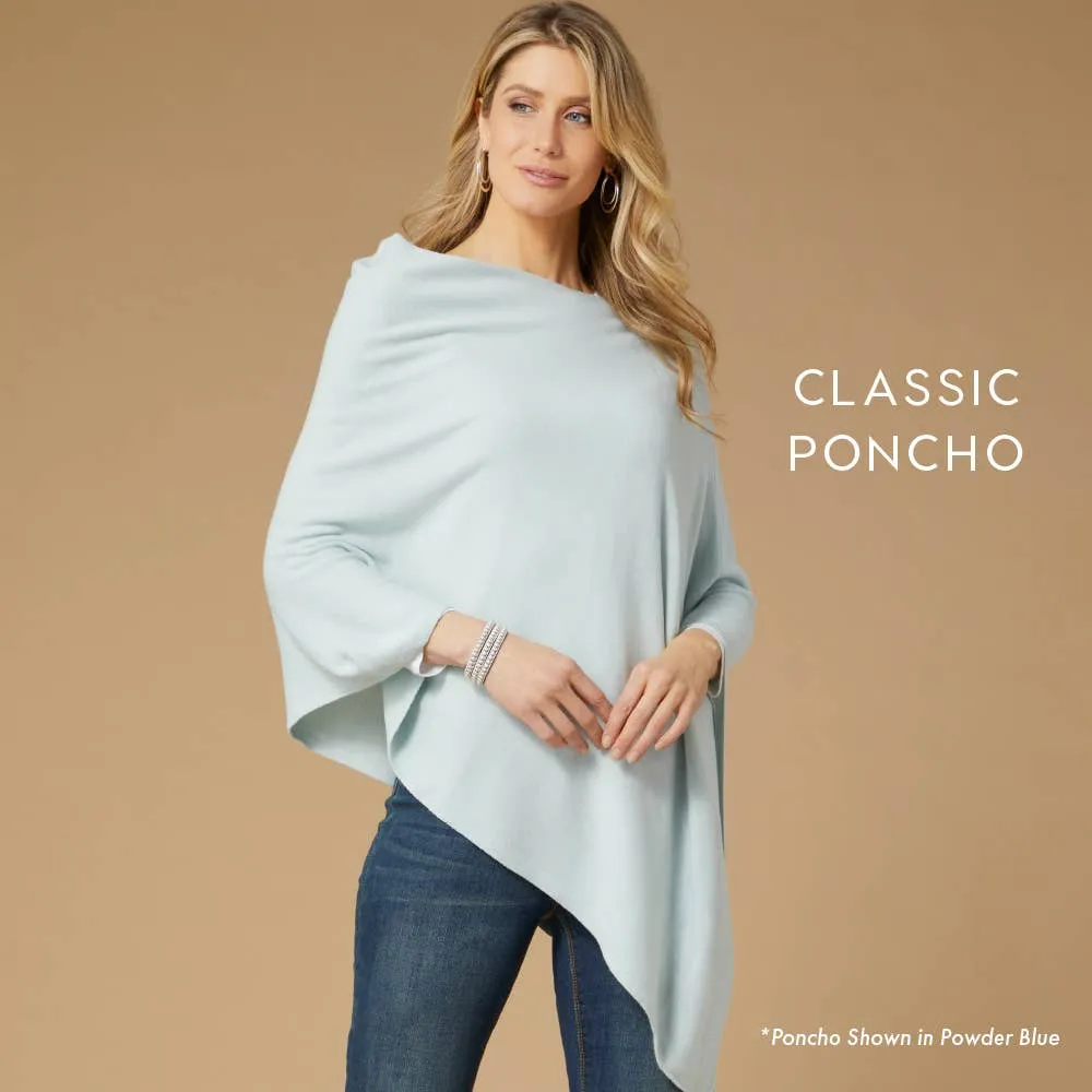 Lightweight Poncho - Fall: Mustard