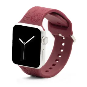 Lizzie Collection - Maroon Apple Watch Band