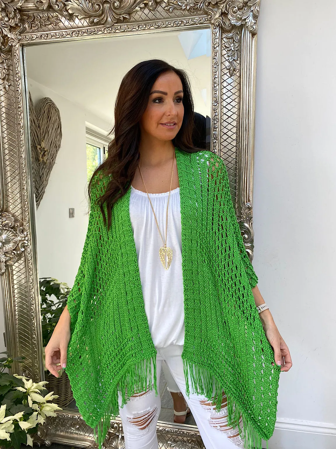 Loose Knit Shawl Hannah