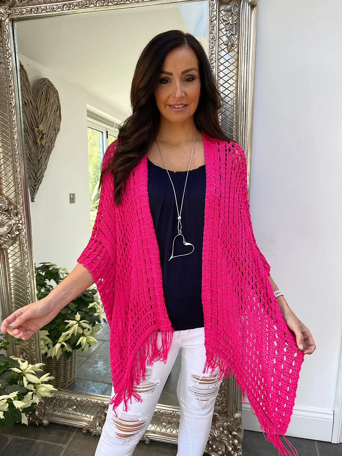 Loose Knit Shawl Hannah