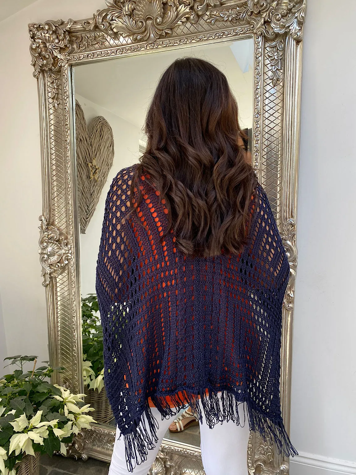 Loose Knit Shawl Hannah