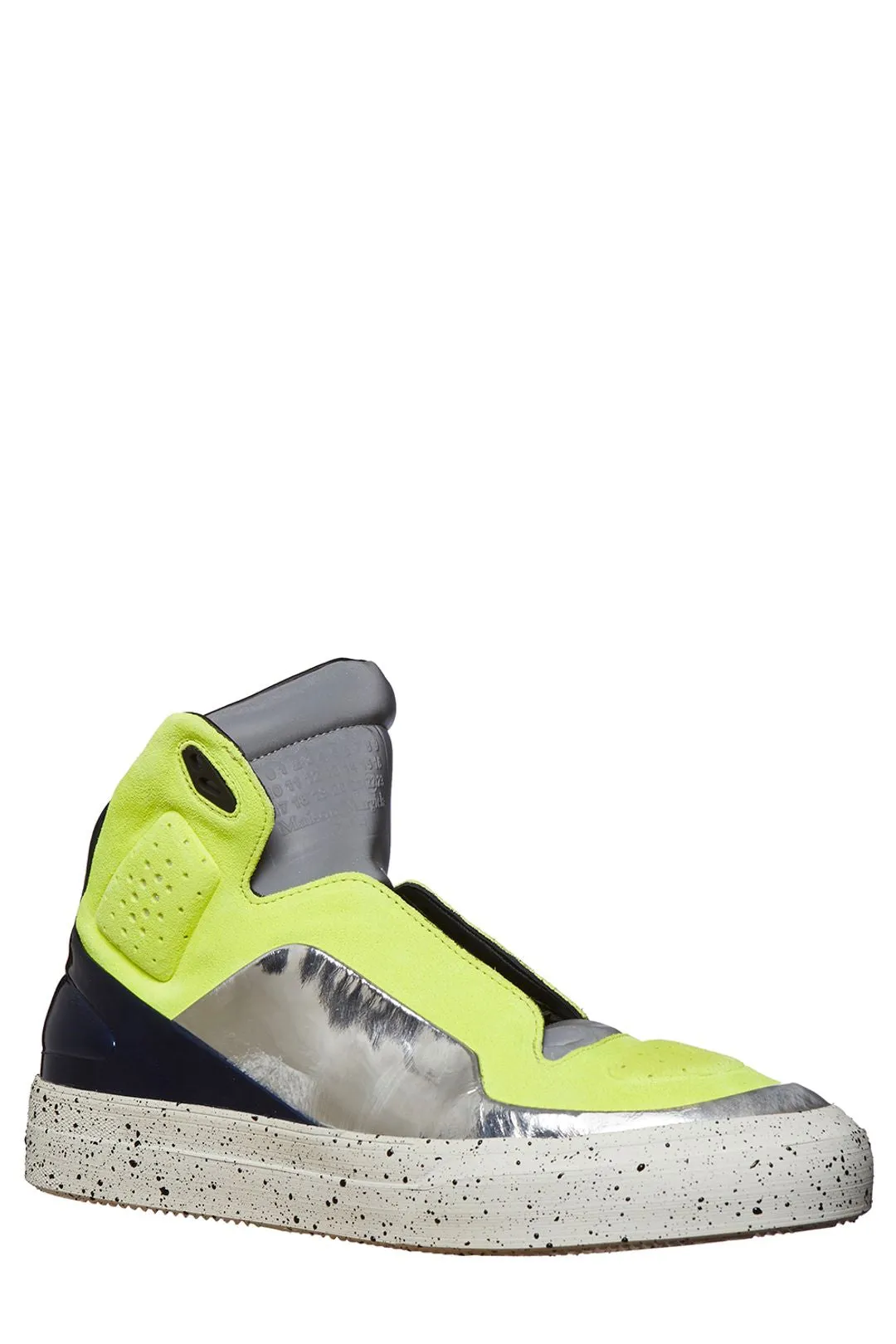 Maison Margiela Panelled High-Top Sneakers