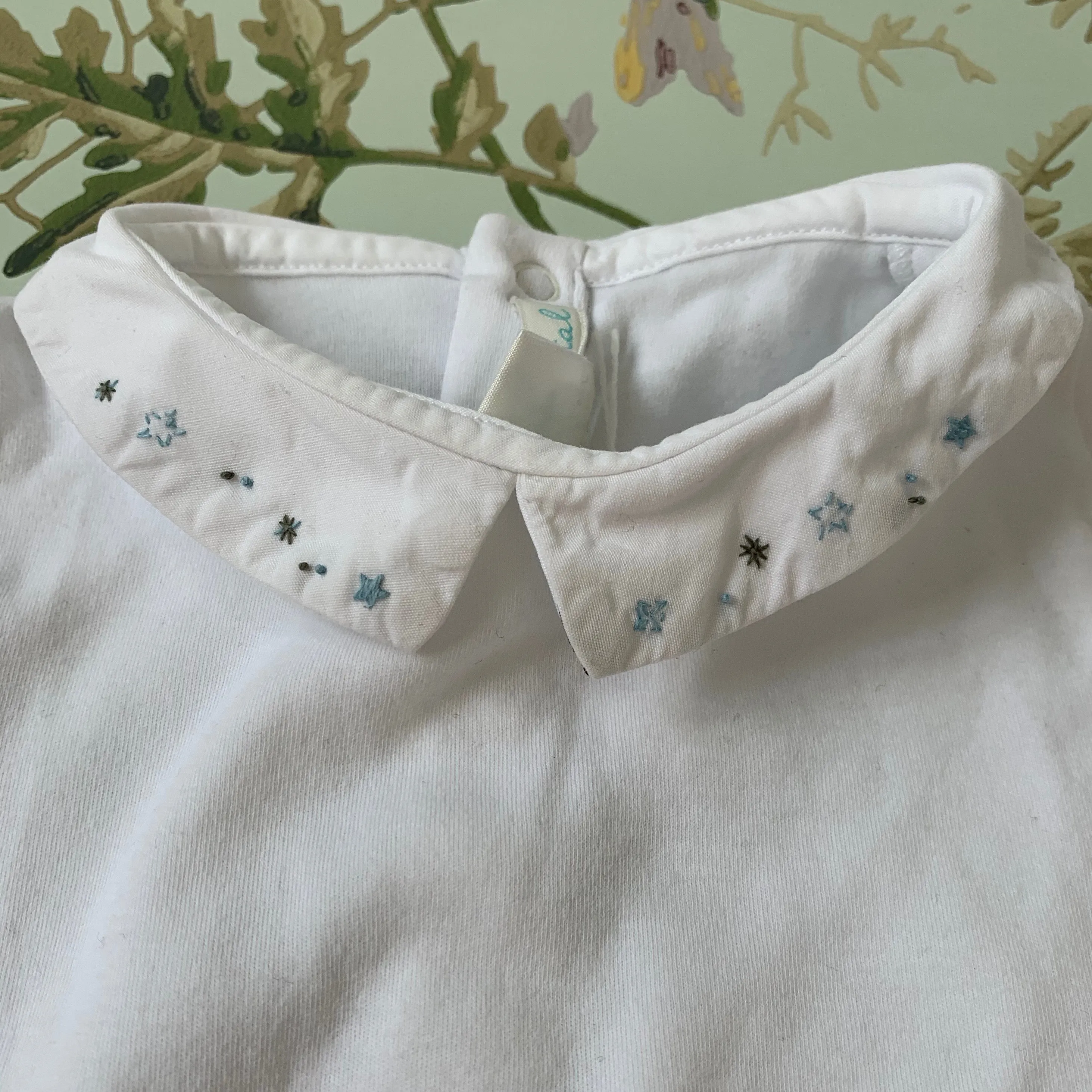 Marie-Chantal Bodysuit With Collar : 18 Months