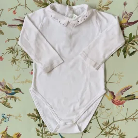 Marie-Chantal Bodysuit With Collar : 18 Months