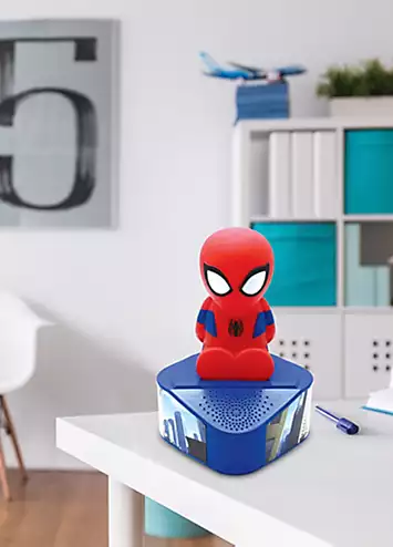 Marvel Bluetooth Speaker with Spiderman Luminous Figurine | Grattan