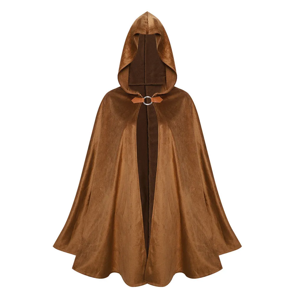 medieval  Retro Cloak Cosplay Costume Outfits Halloween Carnival Suit