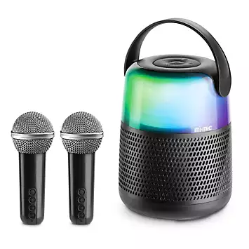 Mi-Mic Bluetooth Karaoke Speaker with Wireless Microphones | Grattan