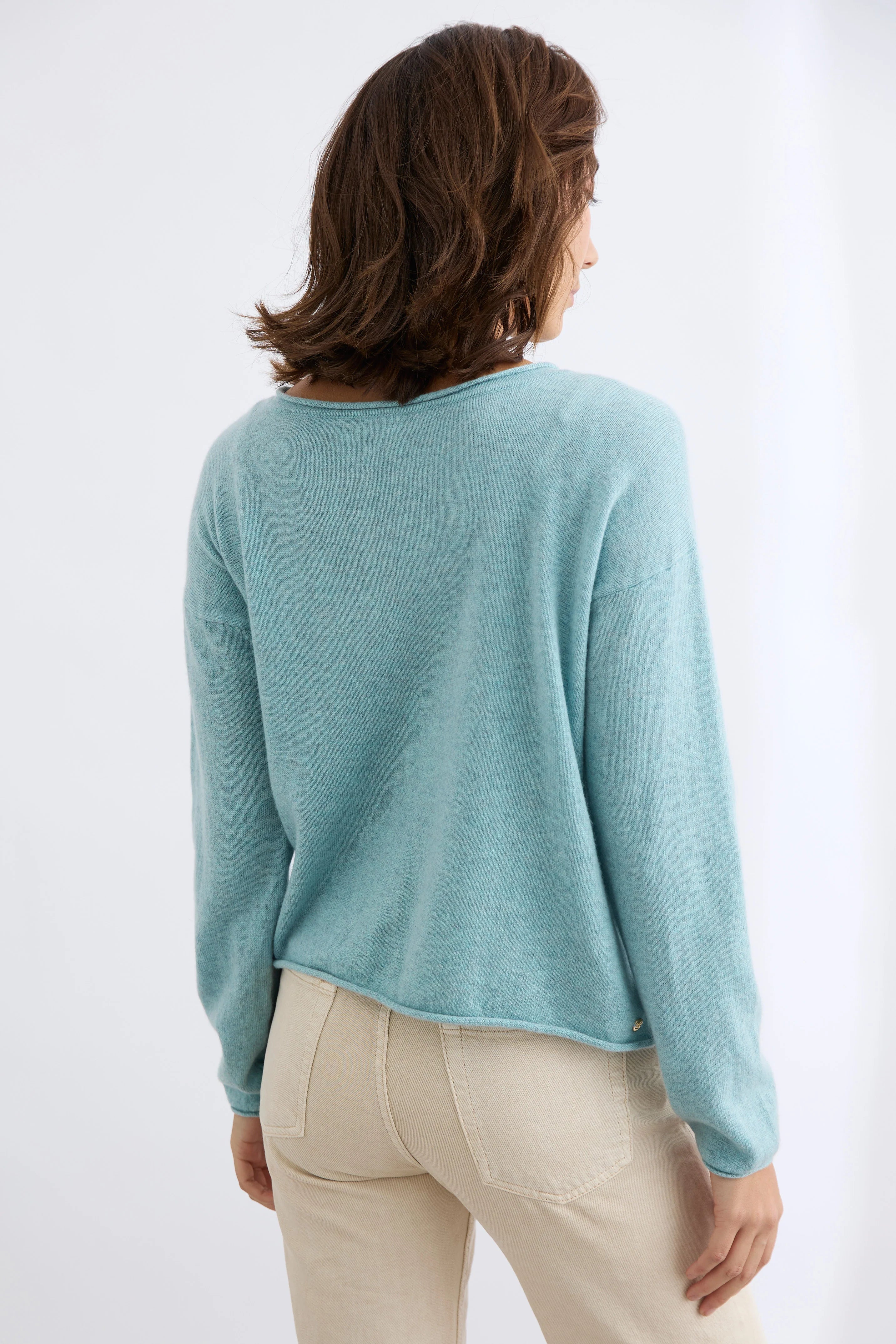 Mia Fratino - Pure Reversible Button Cardigan in Oasis