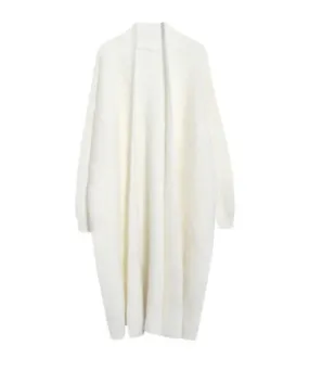 Midi Mohair Fake Mink Cashmere Oversized Cardigan