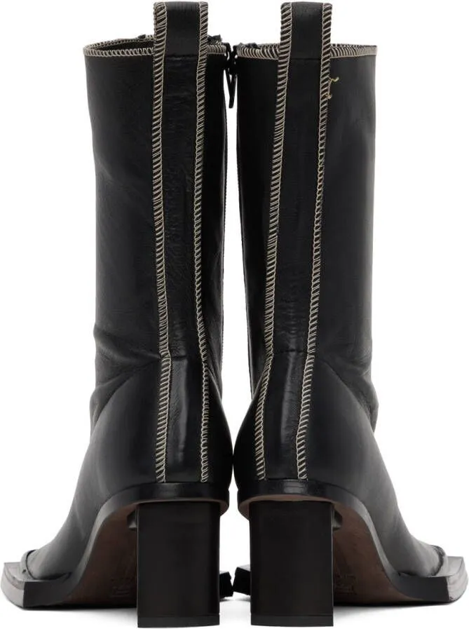 Miista Black Marige Boots