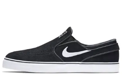 Nike SB Janoski+ Slip-On Shoe - Black/White