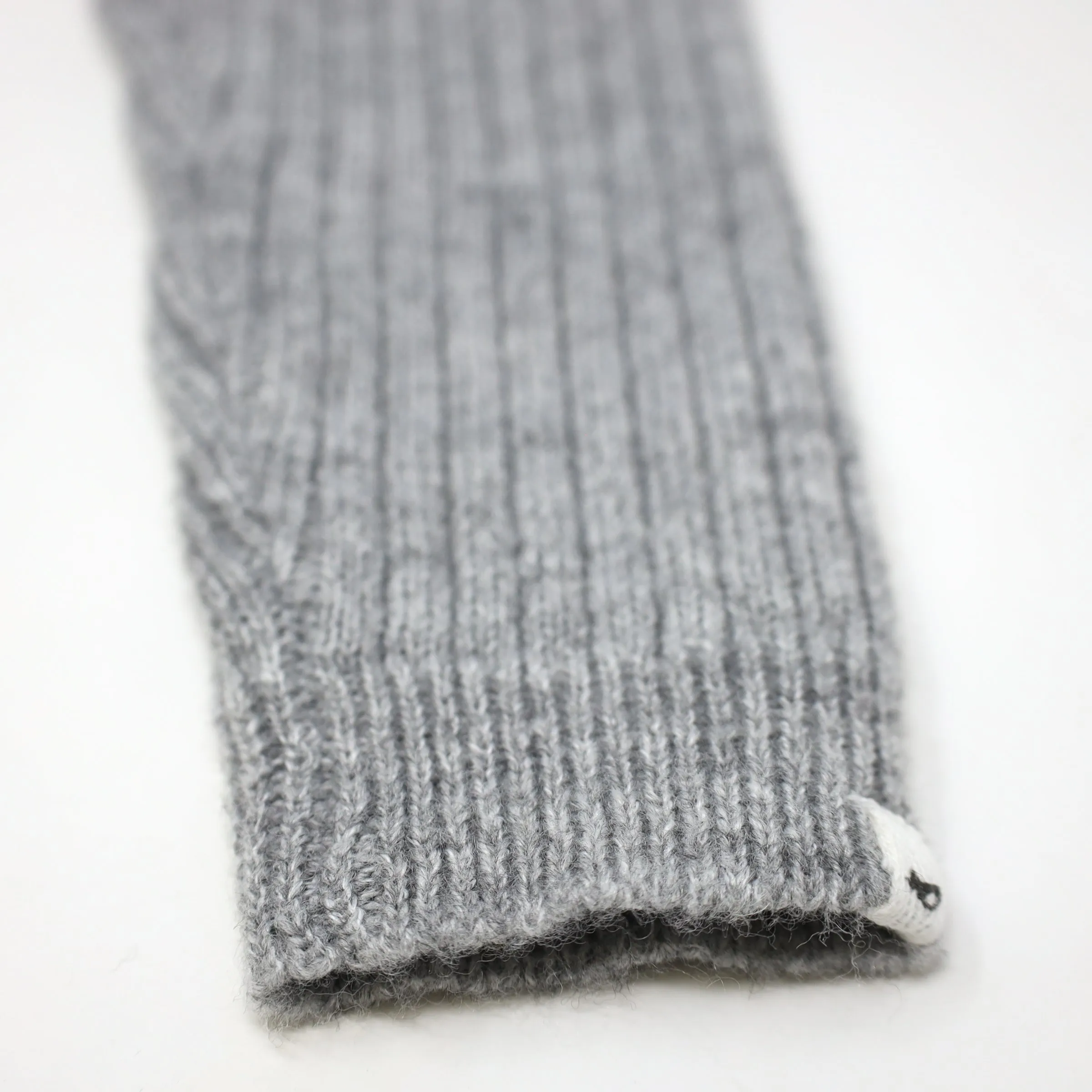 oh baby! Scandi Ribbed Knit Leggings - Heather Gray