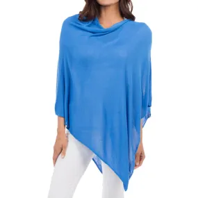 Organic bamboo fiber poncho cape topper