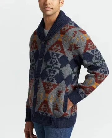 Pendleton Men's Siskiyou Shetland Cardigan, Grey