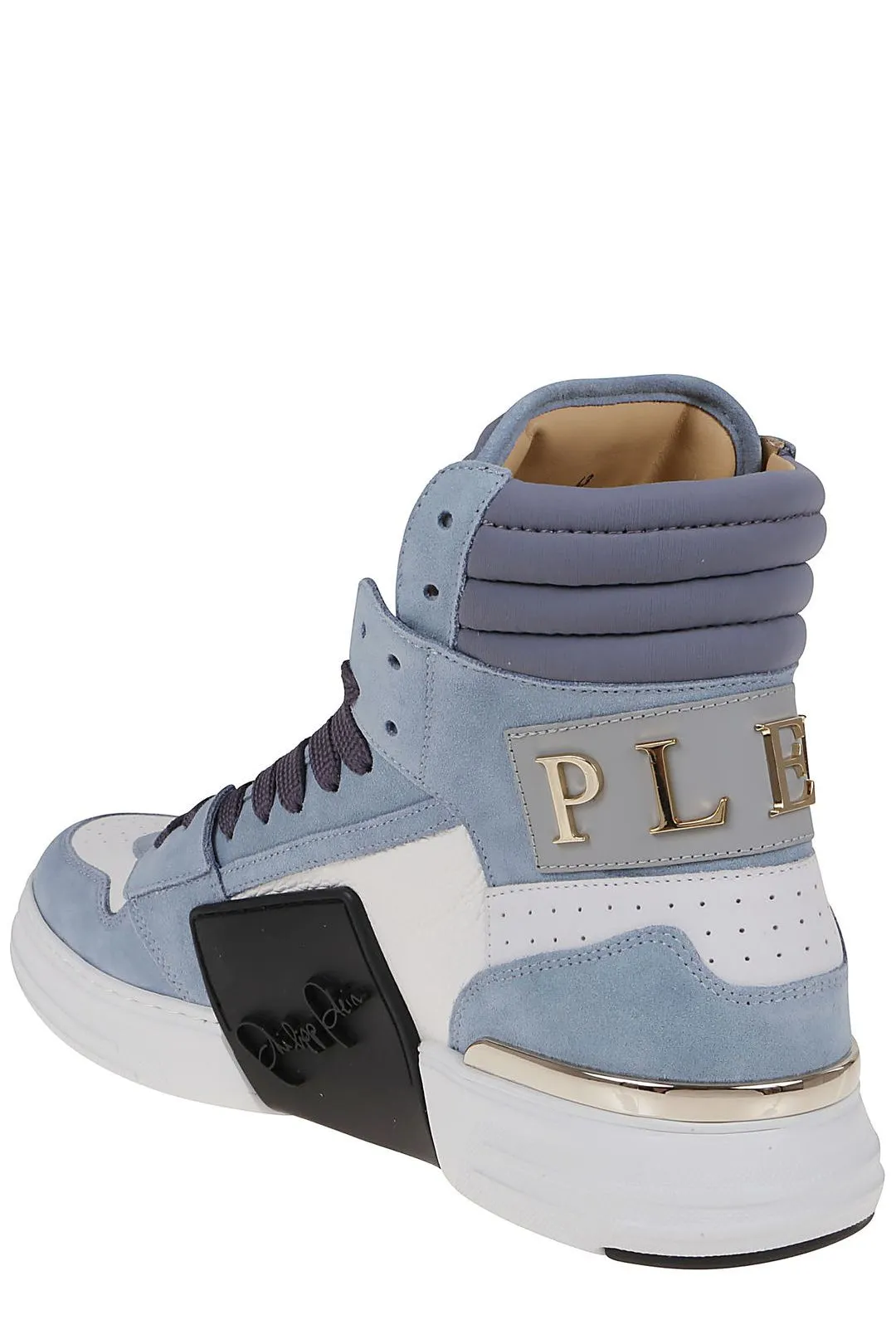 Philipp Plein Logo Patch High-Top Sneakers