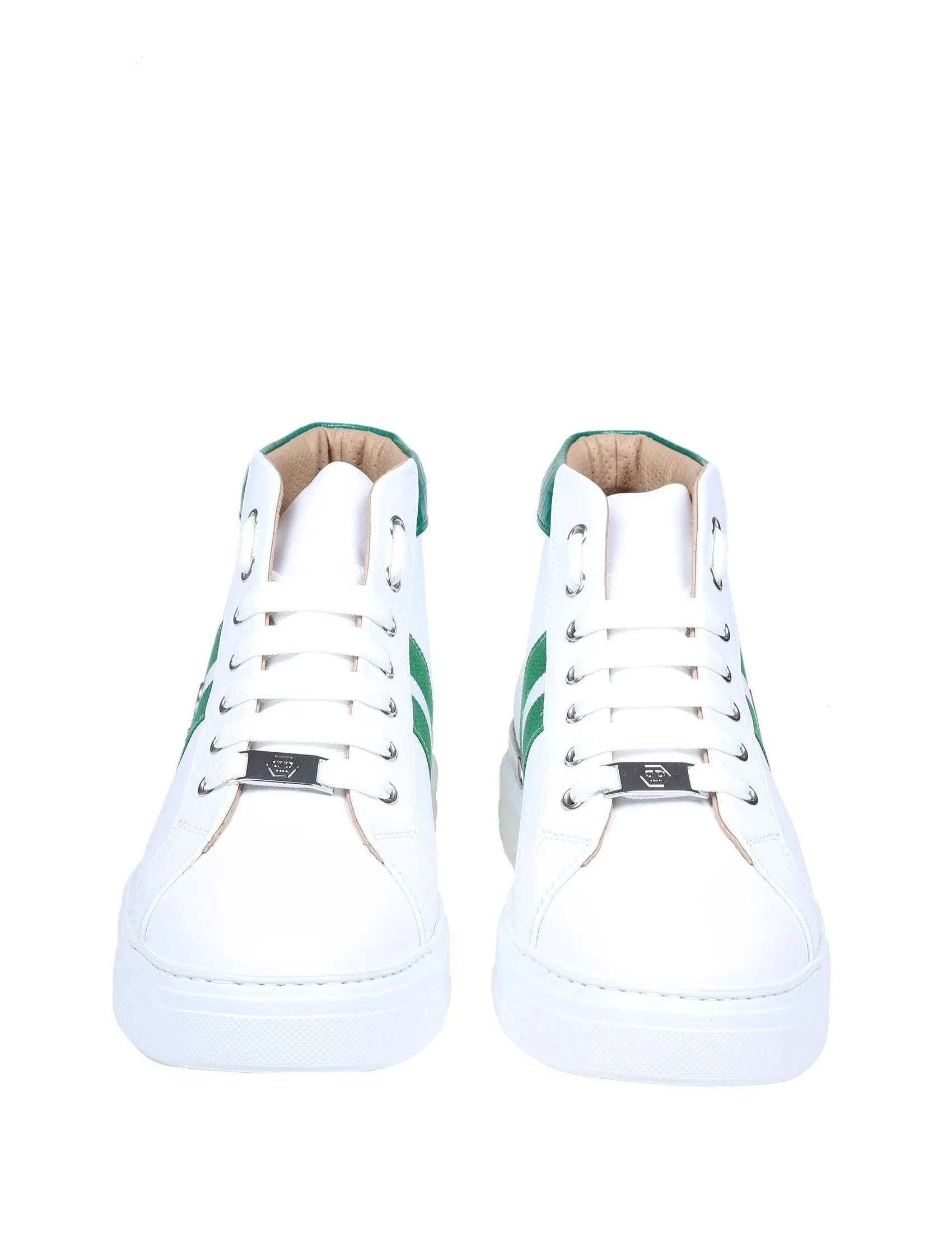 Philipp Plein Stripe Detailed High-Top Sneakers