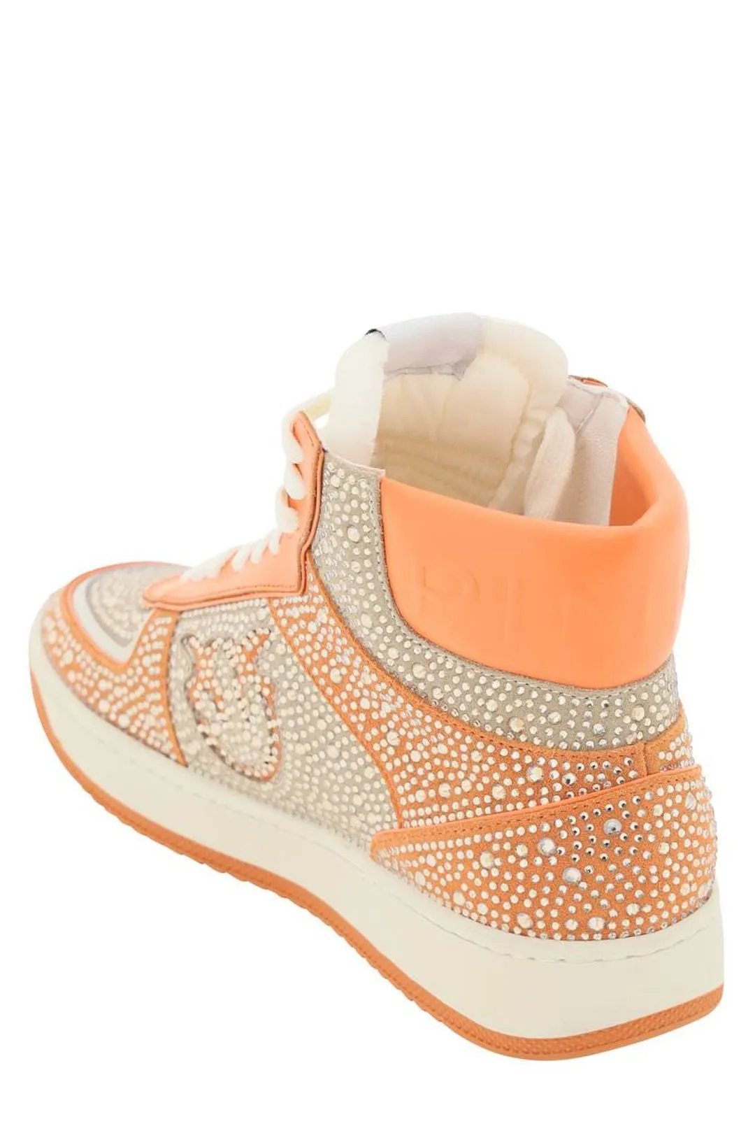 Pinko Love Bird Embossed High-Top Sneakers