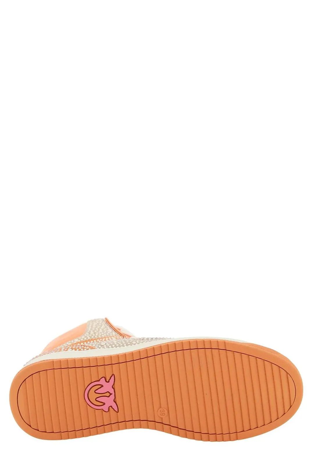 Pinko Love Bird Embossed High-Top Sneakers