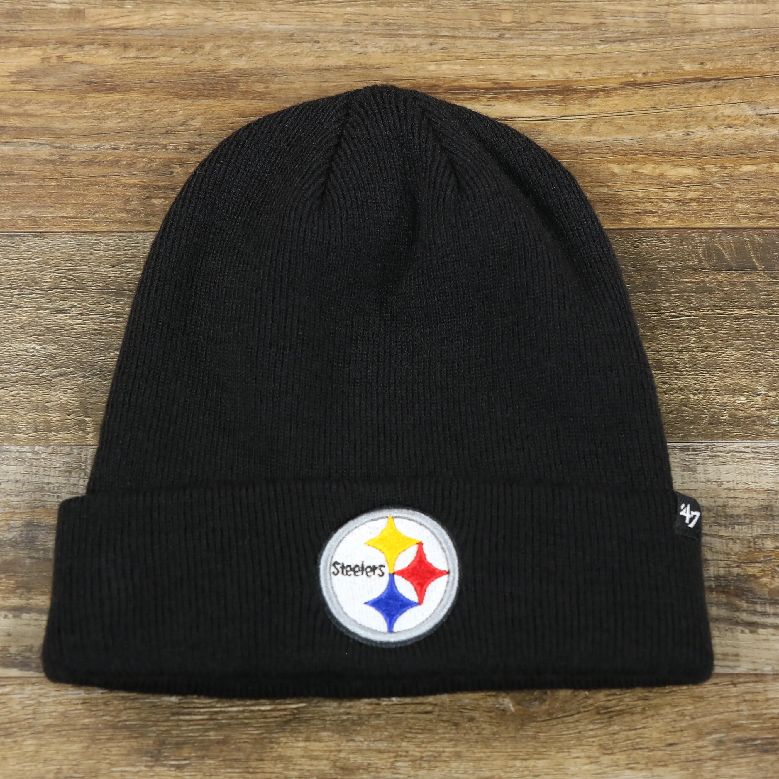 Pittsburgh Steelers Basic Cuffed Winter Beanie | Black Winter Beanie