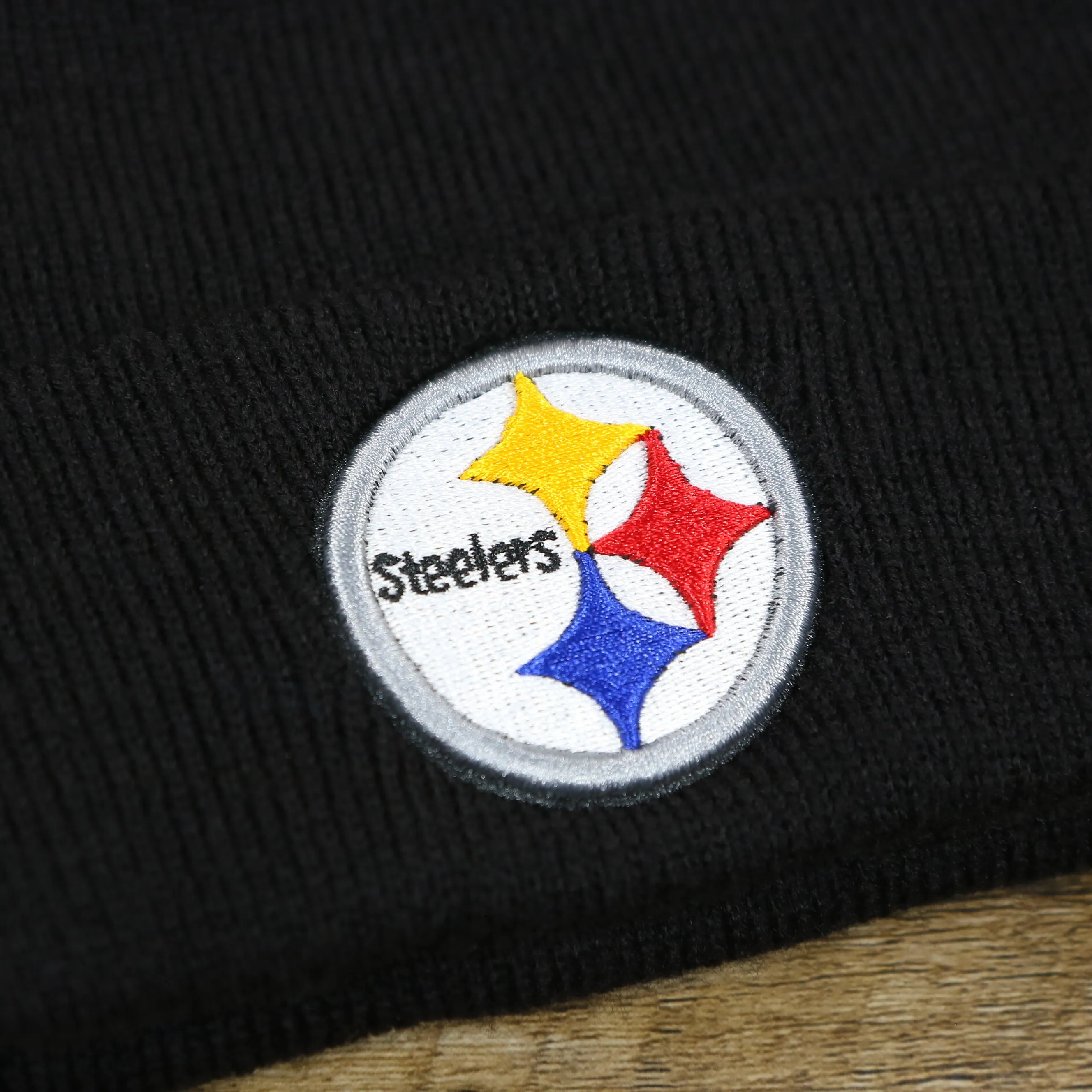 Pittsburgh Steelers Basic Cuffed Winter Beanie | Black Winter Beanie