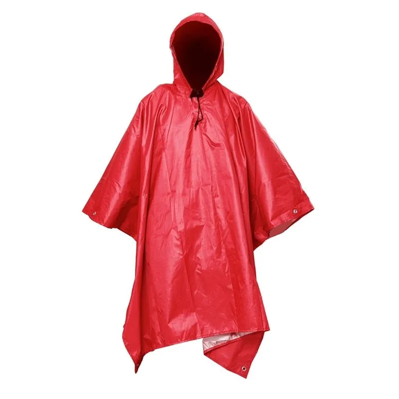 Poncho 3 en 1 imperméable en nylon ripstop Raincoat