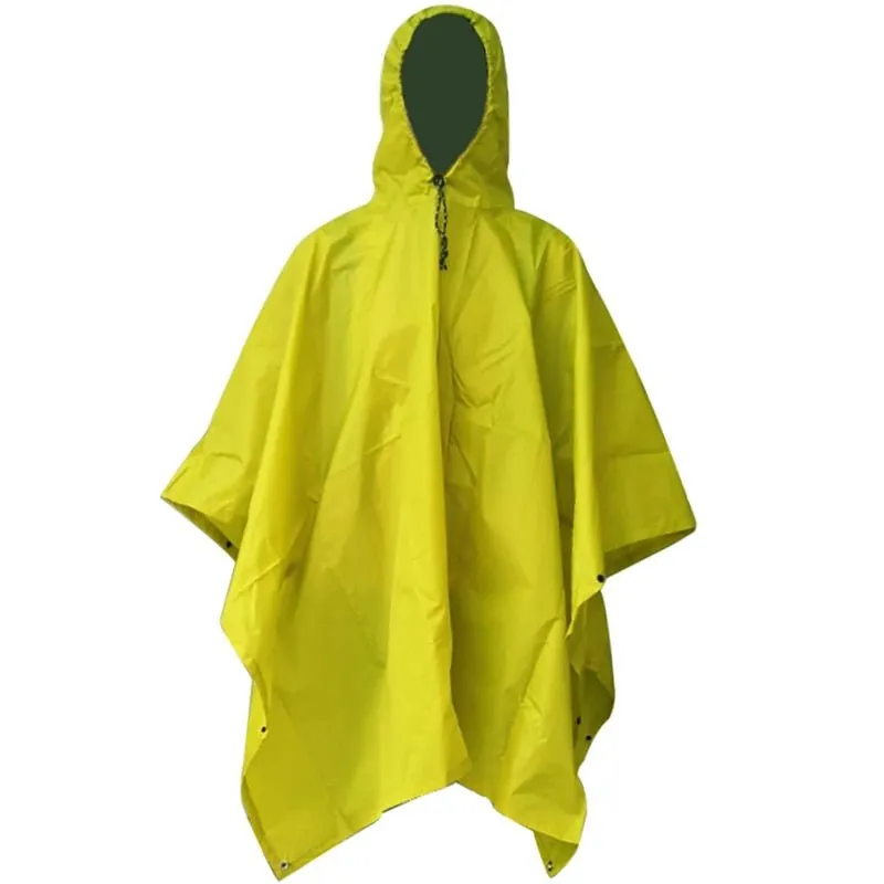 Poncho 3 en 1 imperméable en nylon ripstop Raincoat