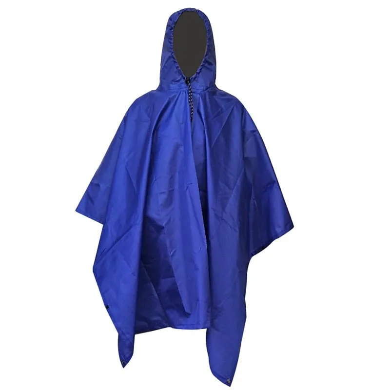 Poncho 3 en 1 imperméable en nylon ripstop Raincoat