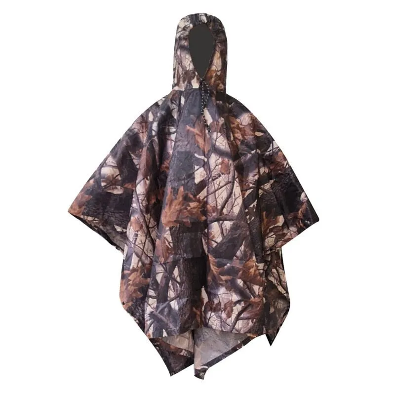 Poncho 3 en 1 imperméable en nylon ripstop Raincoat