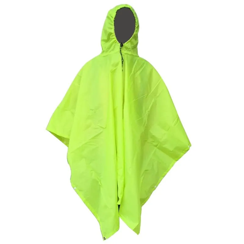 Poncho 3 en 1 imperméable en nylon ripstop Raincoat