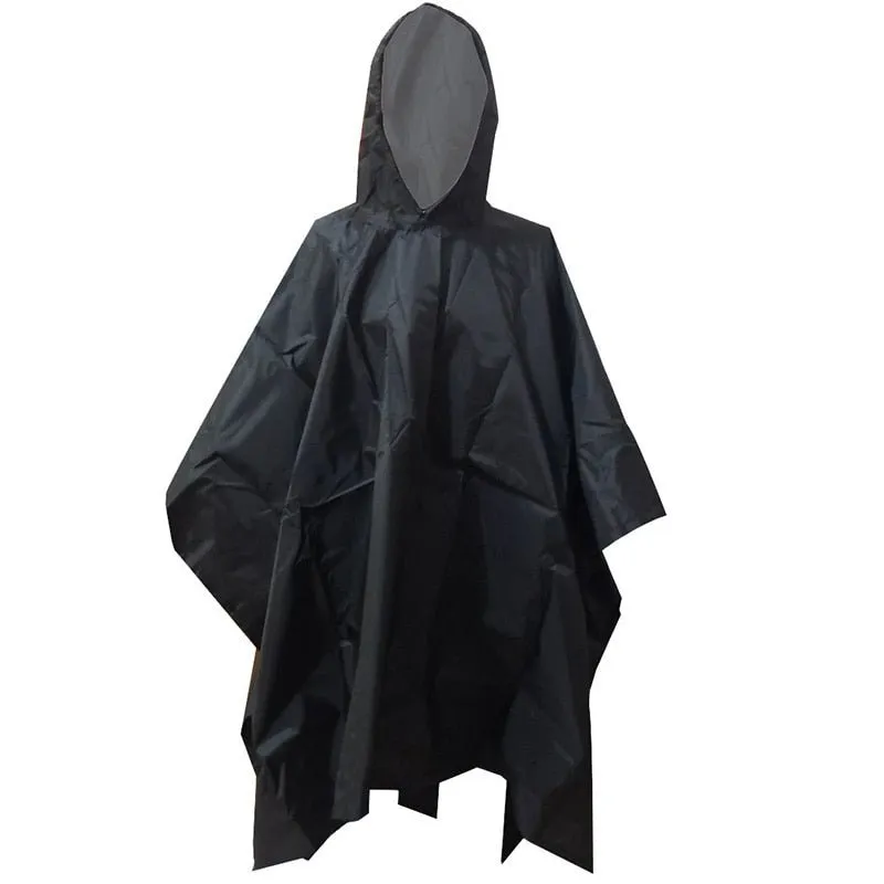 Poncho 3 en 1 imperméable en nylon ripstop Raincoat