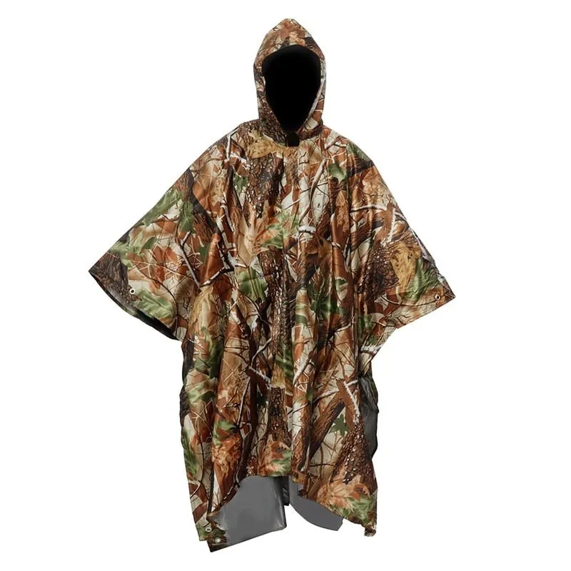 Poncho 3 en 1 imperméable en nylon ripstop Raincoat