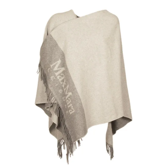 PONCHO DEODARA Woman Silk Grey 