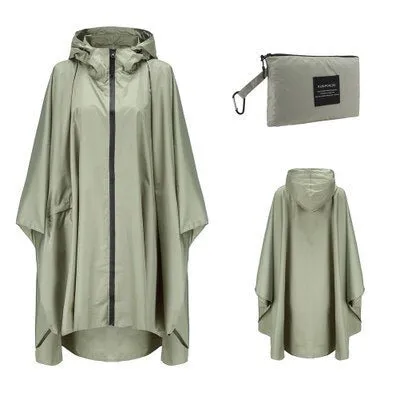 Poncho imperméable / veste de pluie de randonnée en plein air Kmooliistory - Rain Poncho