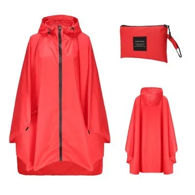 Poncho imperméable / veste de pluie de randonnée en plein air Kmooliistory - Rain Poncho