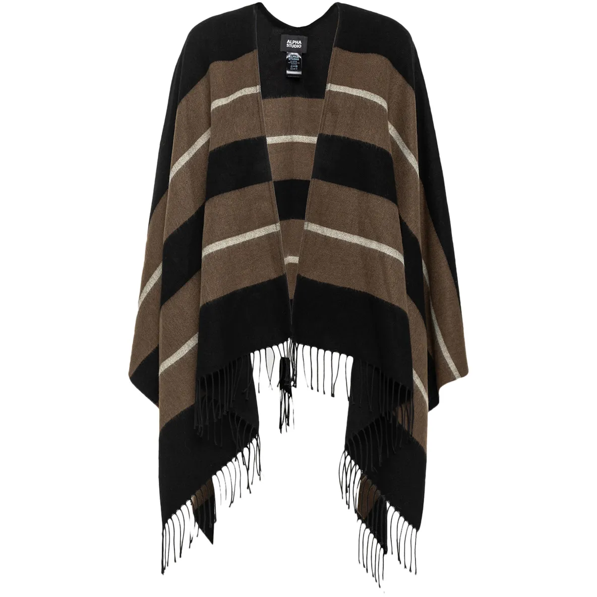 PONCHO STOLA RIGA Donna Var Unica