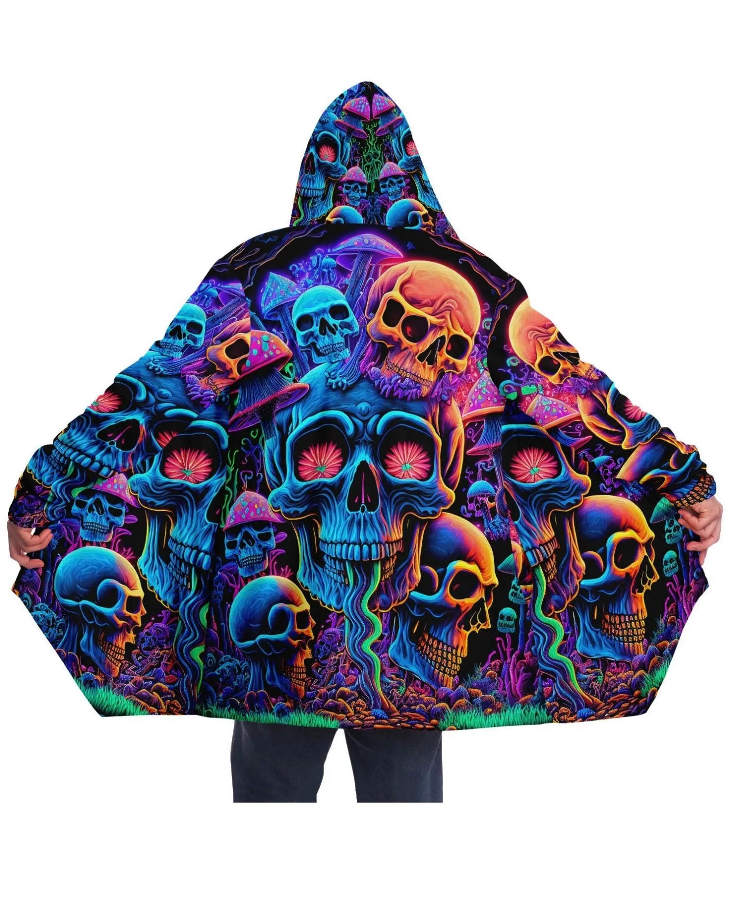 Psychedelic Skull Sanctuary Cloak