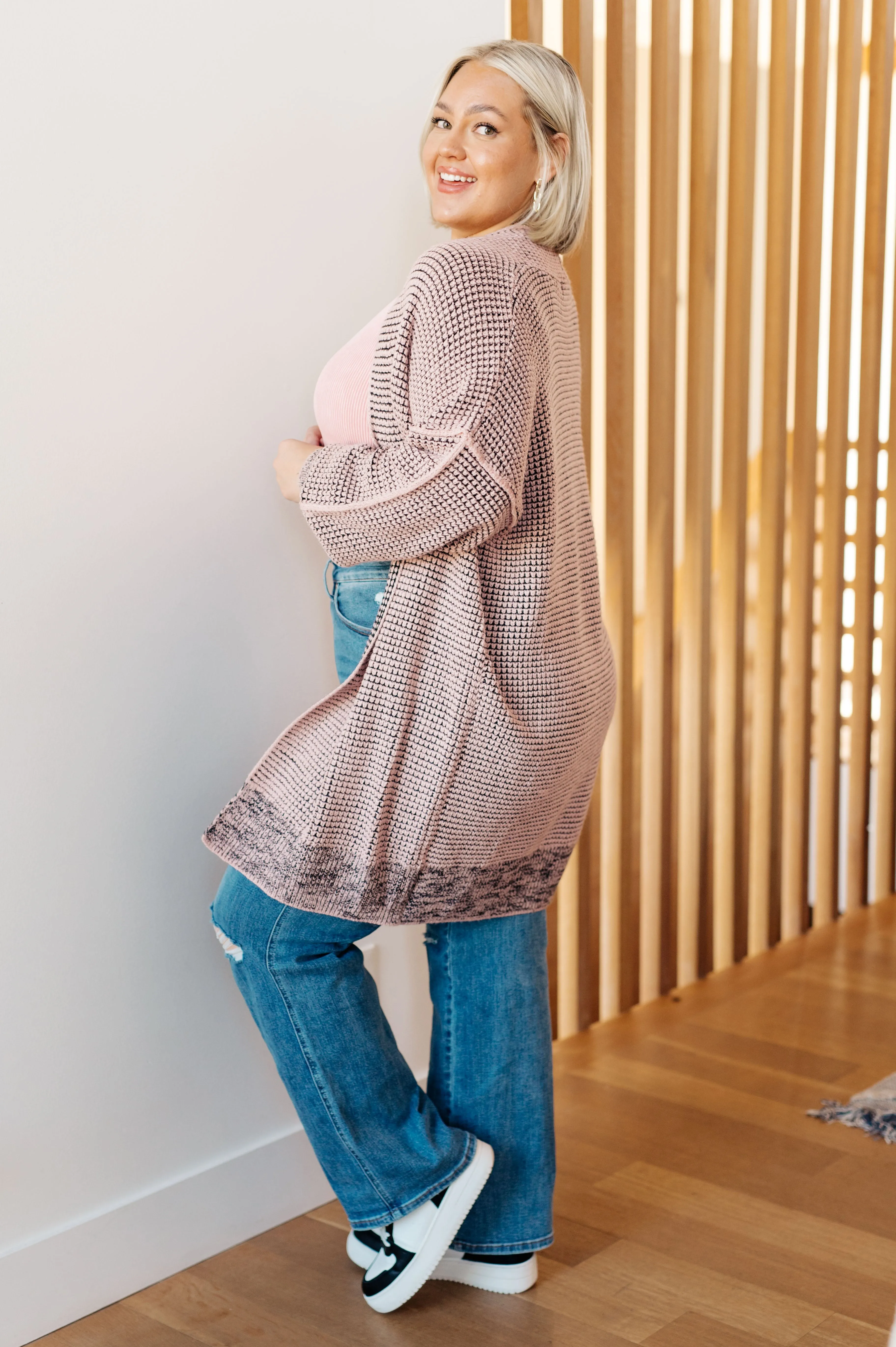 Riley Cardigan in Mauve