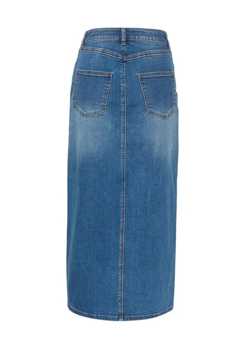 Sinem HW Denim Skirt