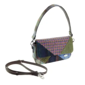 Small Patchwork Bag 'Clunie' with Harris Tweed