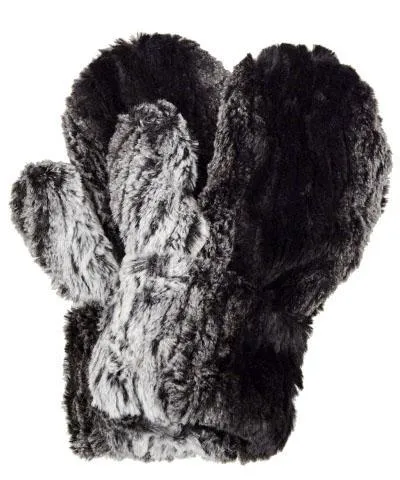 Smouldering Sequoia Luxury Faux Fur Mittens