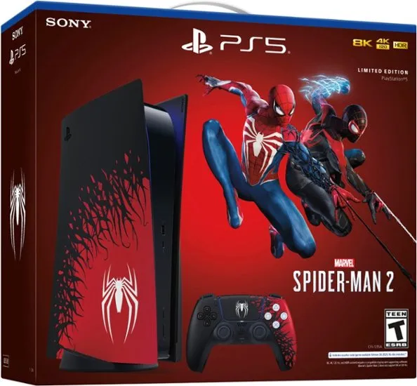 Sony PlayStation 5 Console Marvel’s Spider-Man 2 Limited Edition Bundle