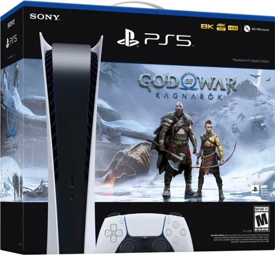 Sony PlayStation 5 Digital Console God of War Ragnarok Bundle